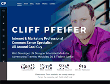 Tablet Screenshot of cliffpfeifer.com